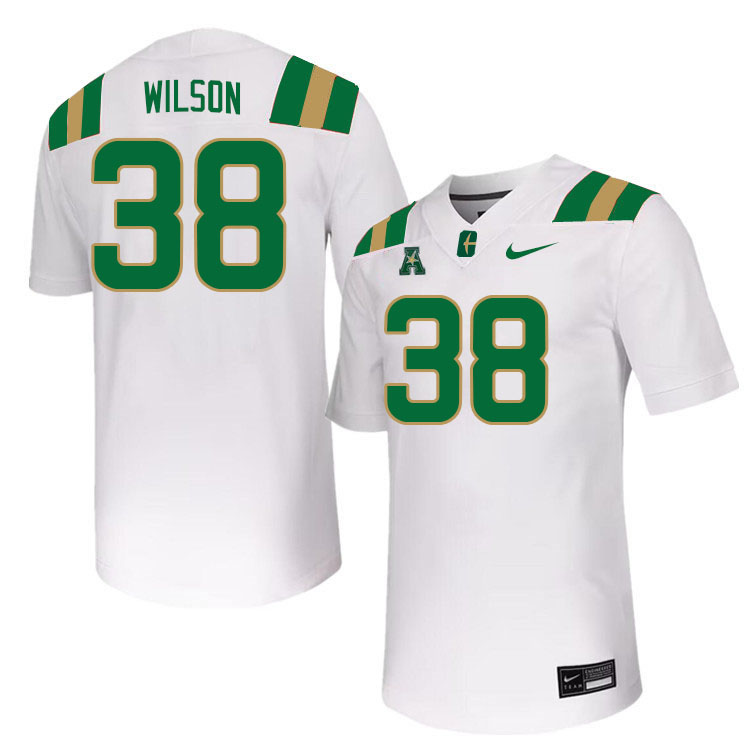 Charlotte 49ers #38 Hahsaun Wilson College Football Jerseys Stitched Sale-White